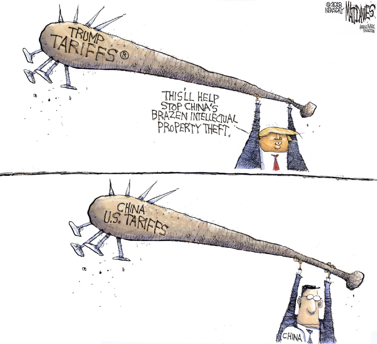 Editorial and Political Cartoons
